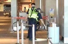 台湾桃园机场再收炸弹恐吓信 安保人员加强巡检