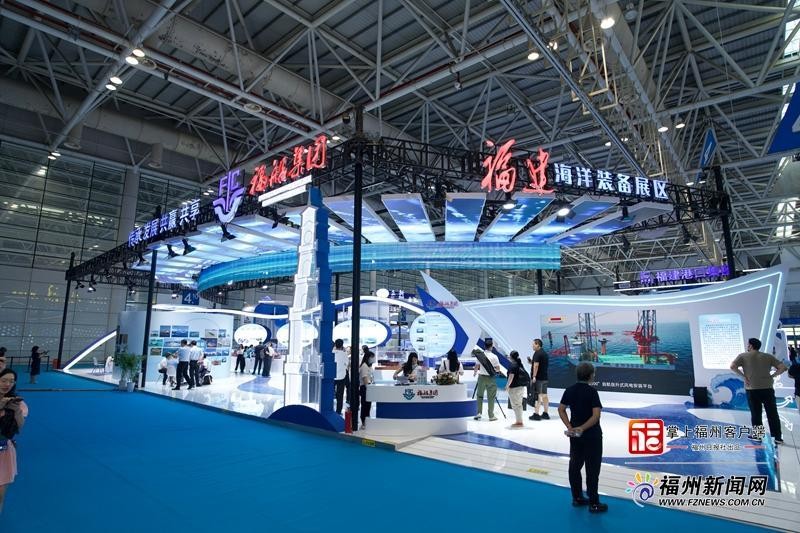 中国海洋装备博览会福建馆“家底”丰厚,龙头企业与中小企业协同参展。记者 陈景好 摄