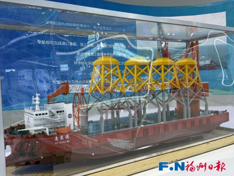 海上风电安装模型。