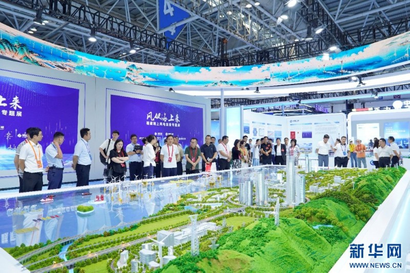 图为2025第三届中国海洋装备博览会现场。新华网 蒋巧玲 摄