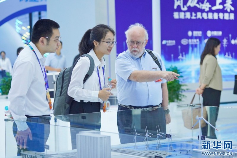 图为2025第三届中国海洋装备博览会现场。新华网 蒋巧玲 摄
