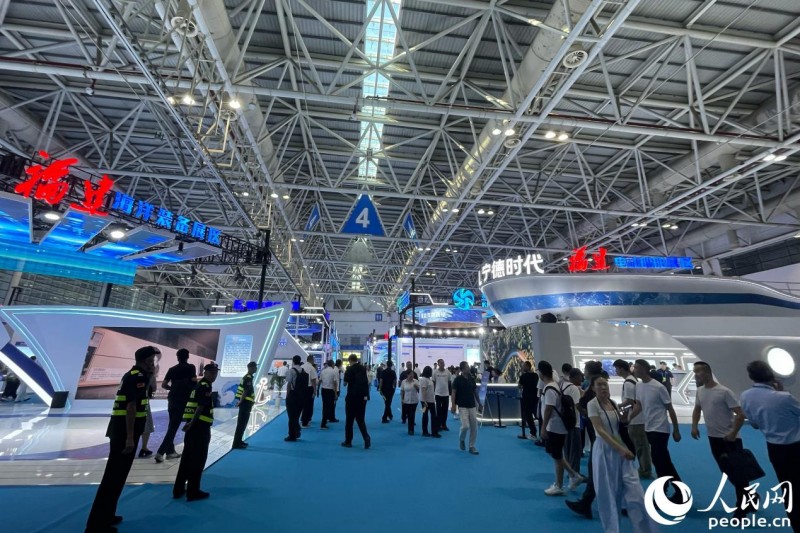 2025第三届中国海洋装备博览会在福建福州举行。人民网 谢星宇 摄