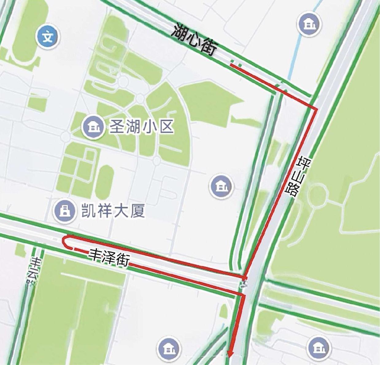 泉州坪山路北段西侧辅道启用 往丰泽街湖心街请提前分流