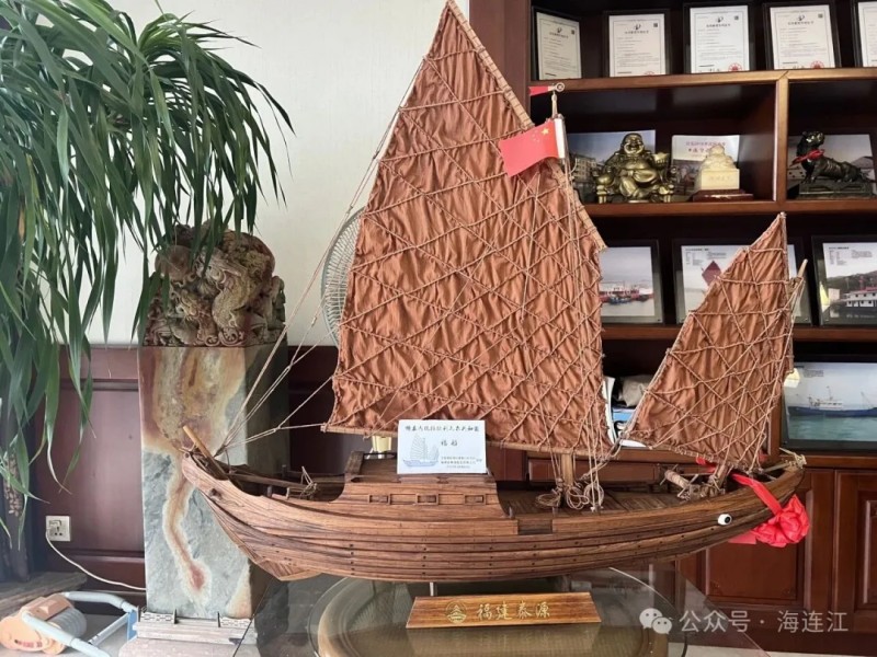福船模型。海连江供图