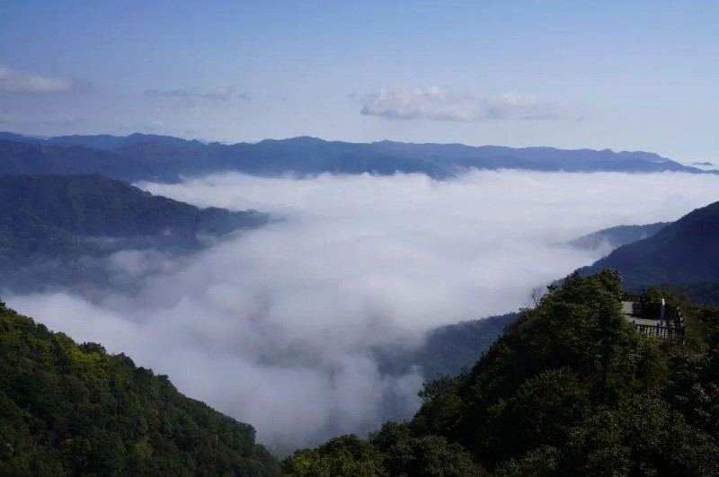 天气刚好，还能邂逅“春日奇观”云海，惊喜翻倍。