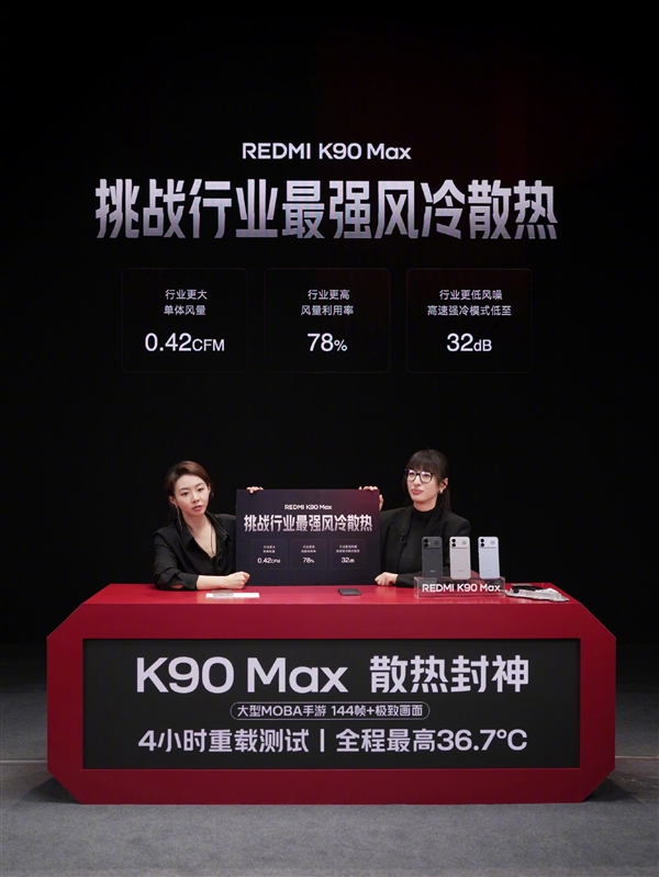 REDMI K90 Max推高温购机补贴：回收发热手机 最高补贴1200元