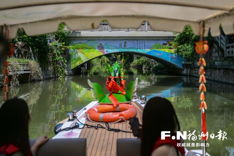 福州白马河水岸艺术长廊有望本月亮相