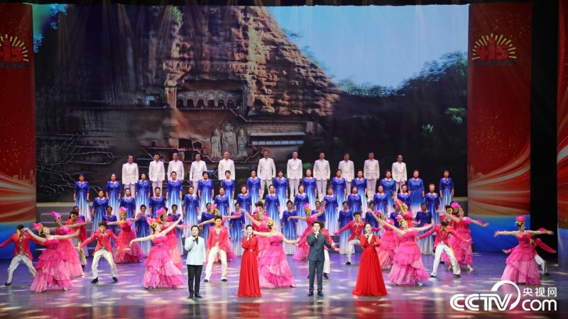 歌舞《国家安全刻心上》。记者 庄媛媛 摄