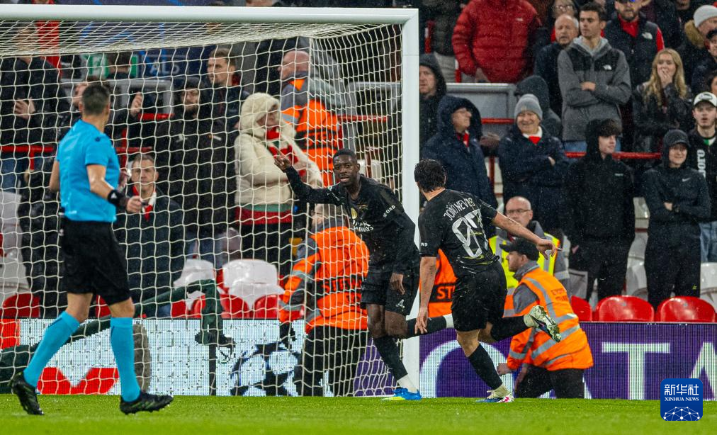 欧冠:巴黎圣日耳曼胜利物浦 晋级四强