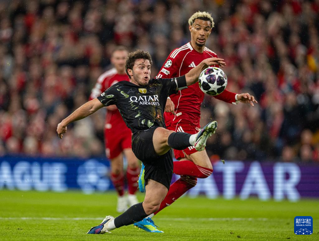 欧冠:巴黎圣日耳曼胜利物浦 晋级四强