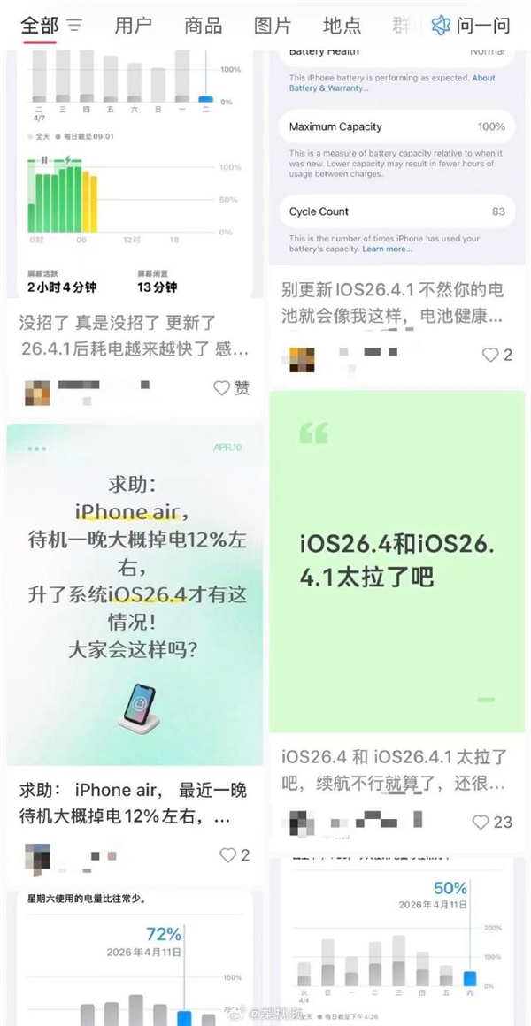一晚待机掉12%!iPhone 17等升级系统后引果粉吐槽 掉电巨快:苹果给说明