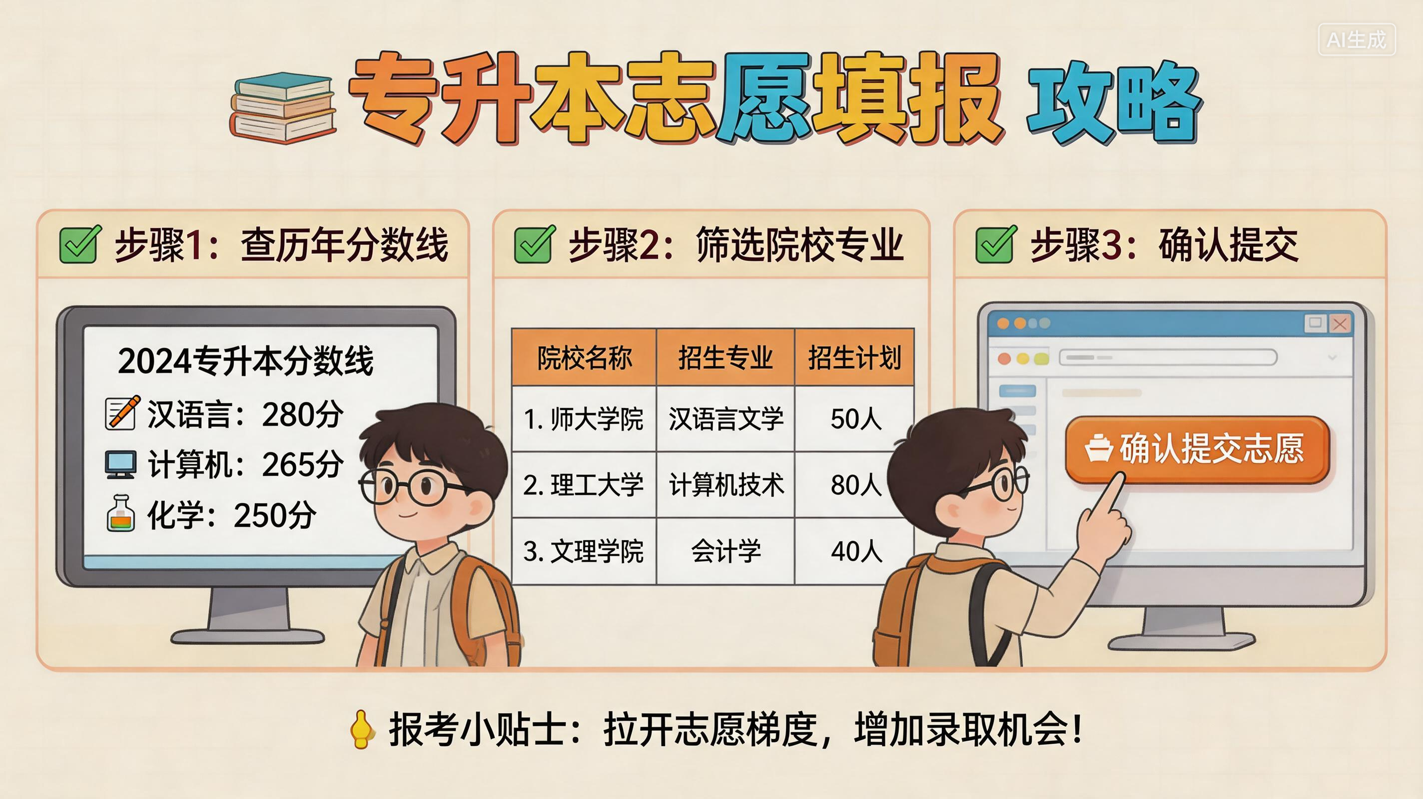 2026年福建省普通高校专升本普通考生常规志愿今日起填报