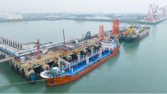 精准护航新货种 福州海事局保障福州江阴港区首艘载运液硫船舶安全作业