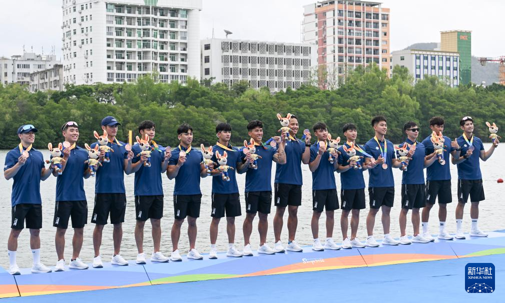 亚沙会｜龙舟男子组：中国队夺得12人龙舟100米直道赛冠军