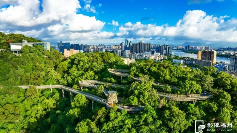 ▲初秋福道。叶腾晟/摄