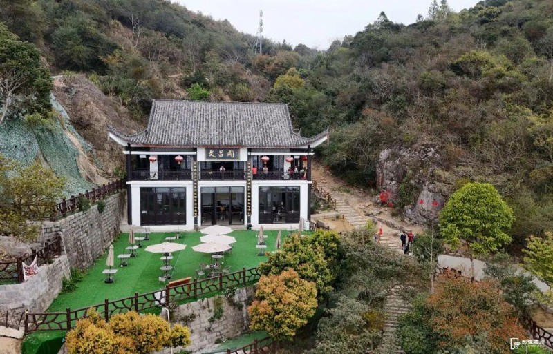 ▲文昌阁就位于状元岭古驿道旁。张旭阳/摄