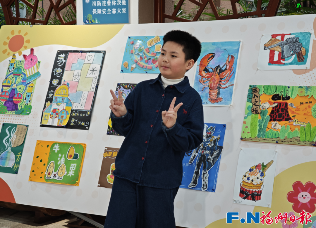 福州一年级小学生，怎么就办上了个人画展？校长这样说……