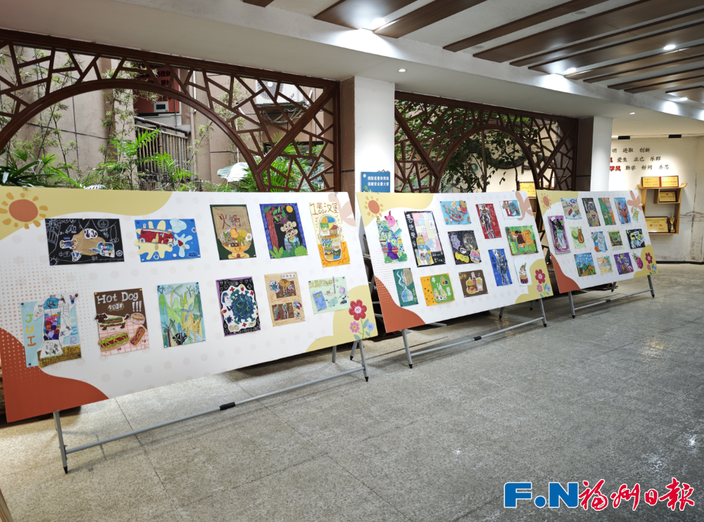 福州一年级小学生，怎么就办上了个人画展？校长这样说……