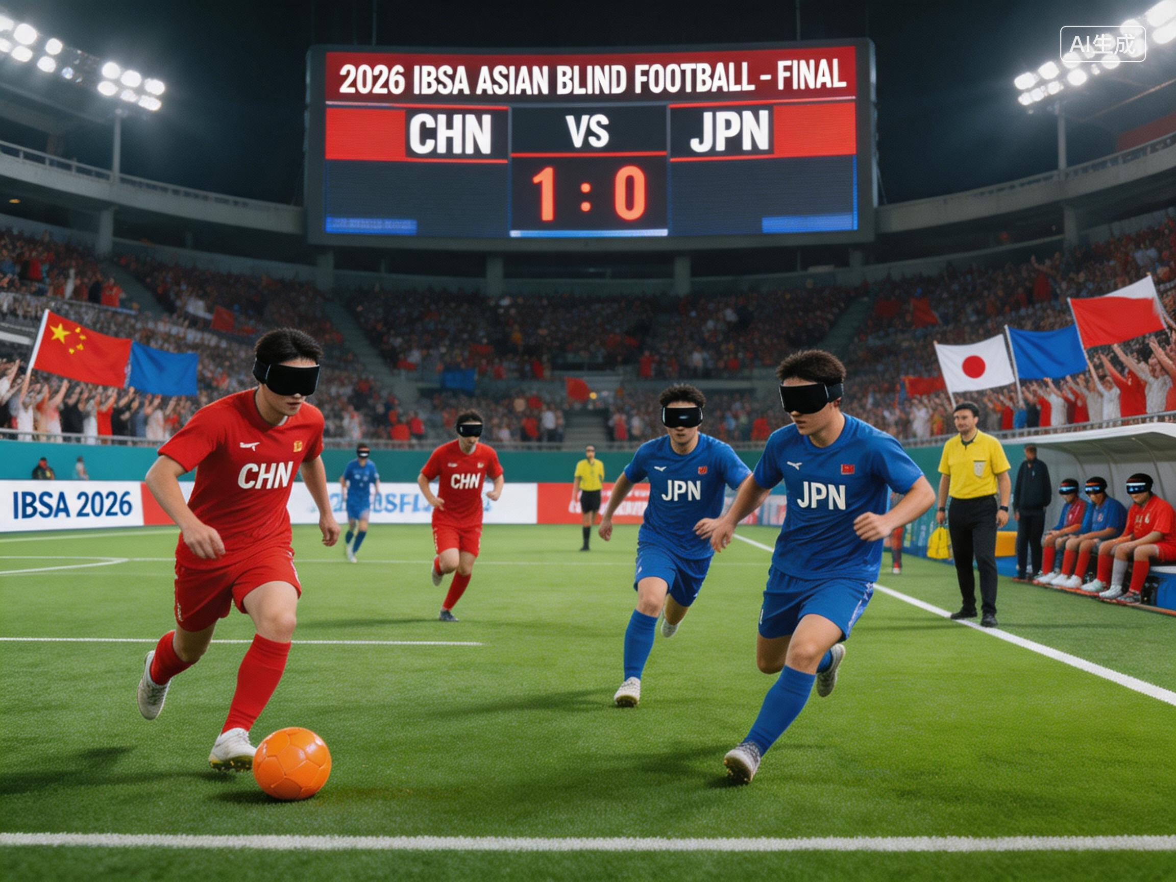 中国盲足亚锦赛夺冠 冠军之队“福州力量”闪耀