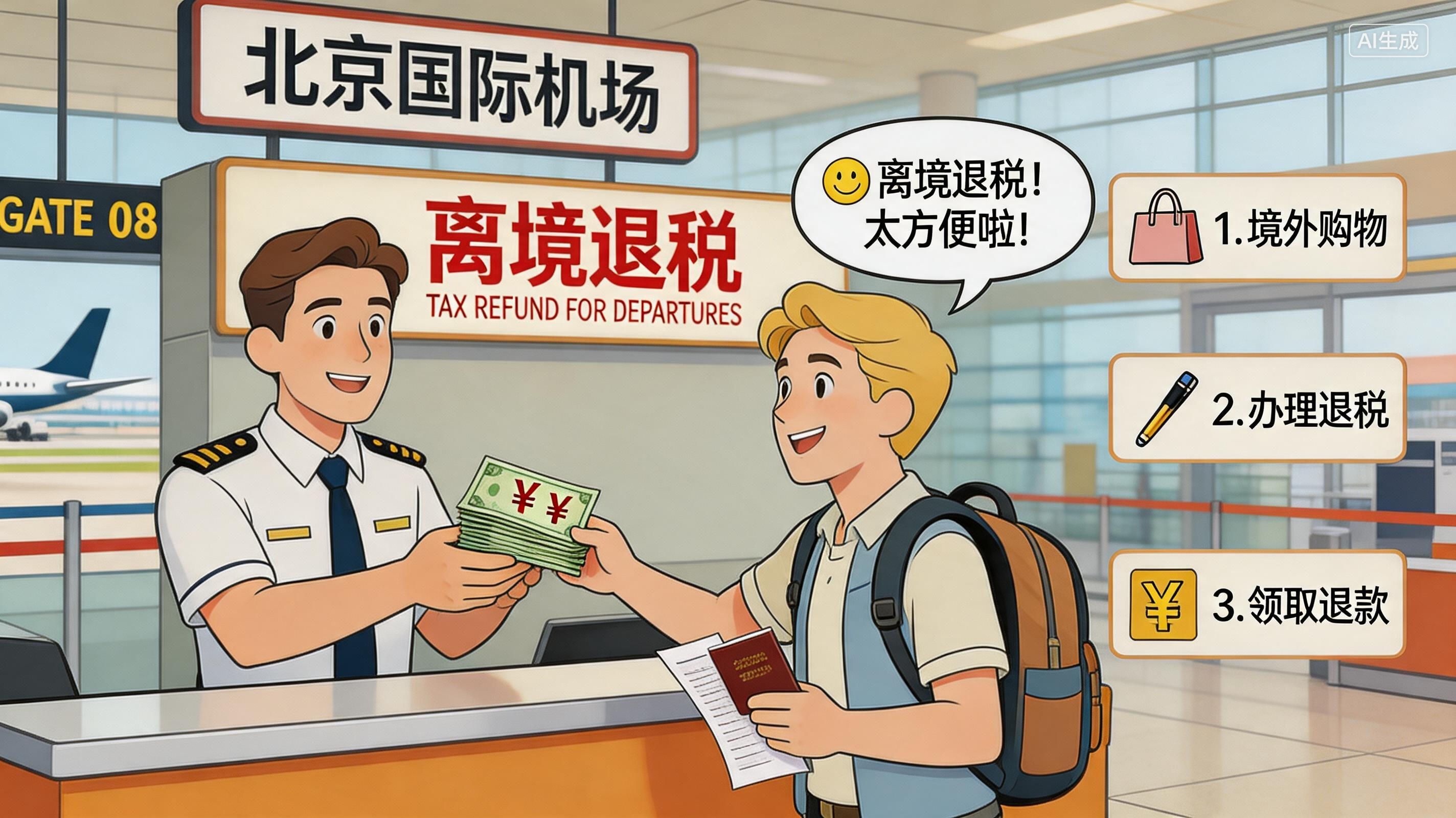 离境退税新政一年来退税销售额同比增长超9倍