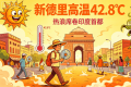42.8度 印度新德里创近年来4月最高温纪录