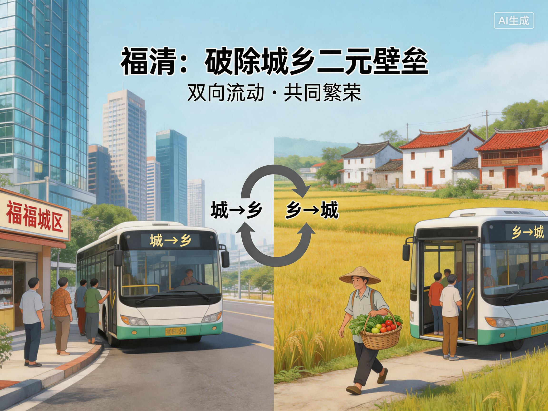 福清破除城乡二元壁垒 让城与乡双向流动、共同繁荣