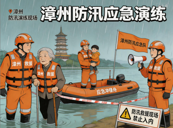 漳州台商区举行防汛应急桌面演练