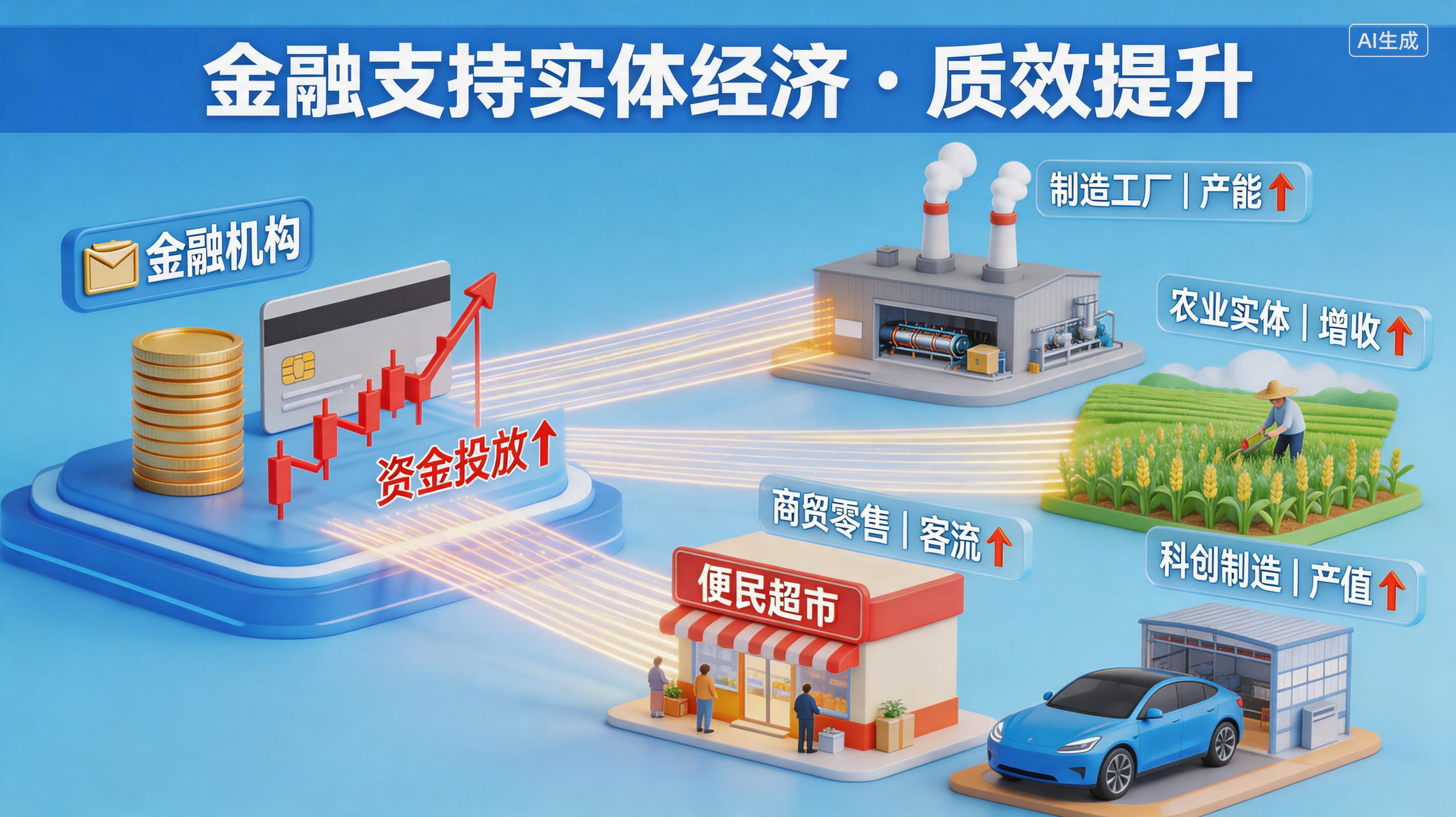 金融支持实体经济质效提升