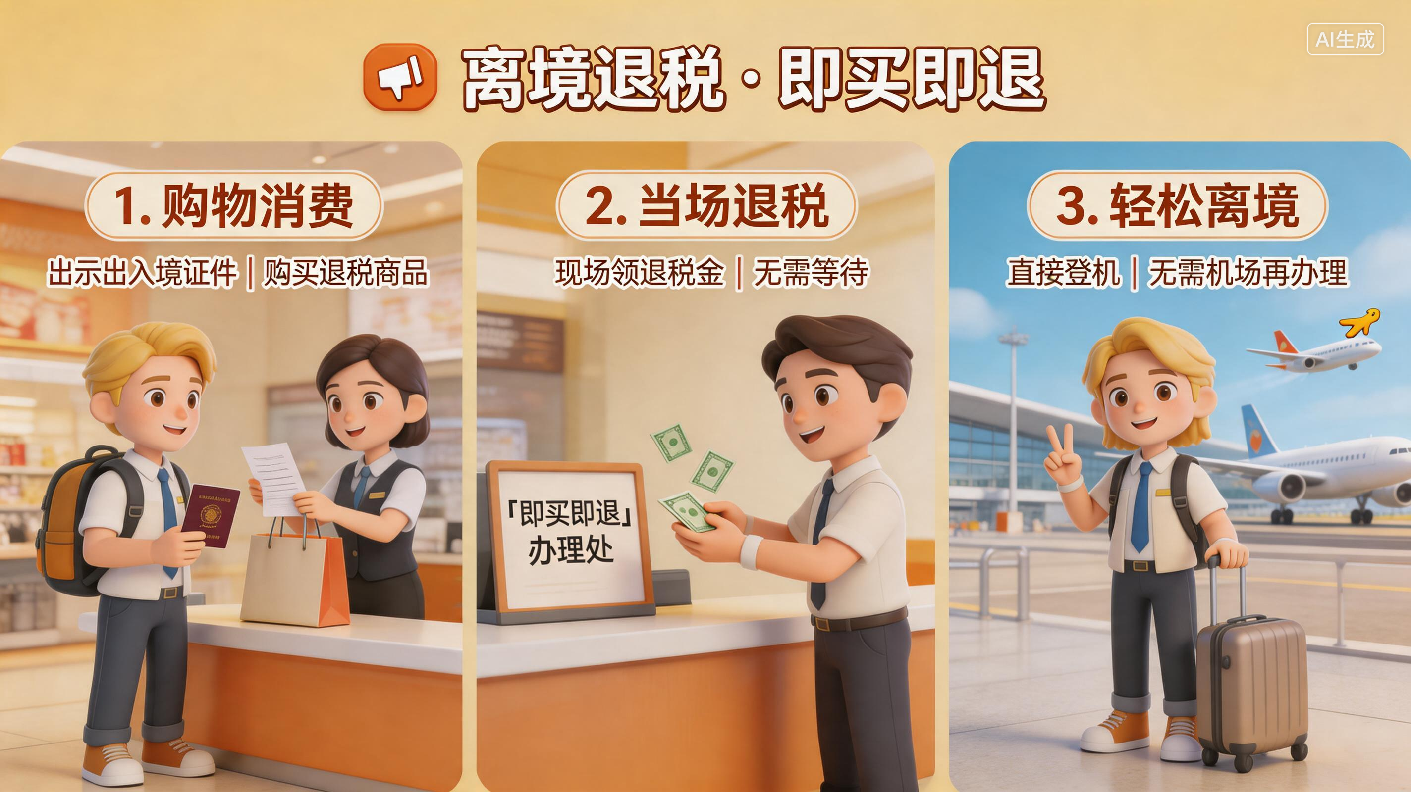 离境退税“即买即退”服务措施全面实施满一周年