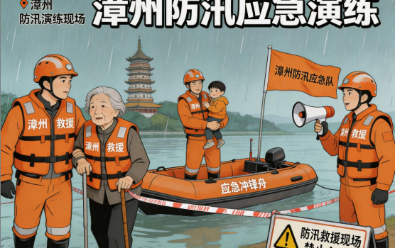 漳州台商区举行防汛应急桌面演练