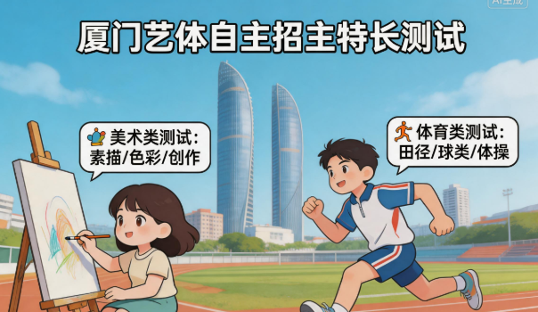 厦门：艺体自主招生特长测试 5月16日至17日举行