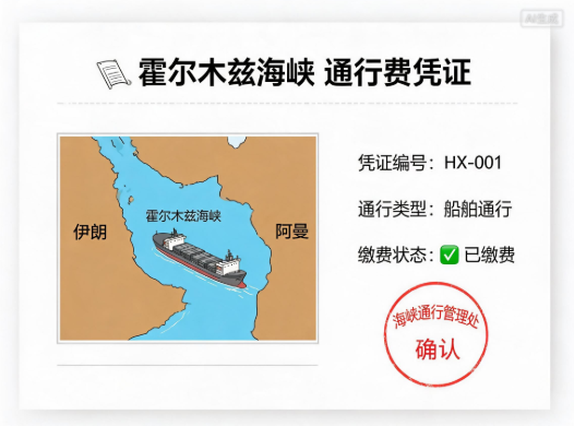 美國禁止本國個人或實體向伊朗繳納霍爾木茲海峽通行費