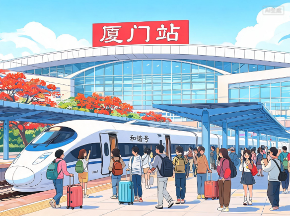 “五一”假期 厦门火车站将加开103列旅客列车