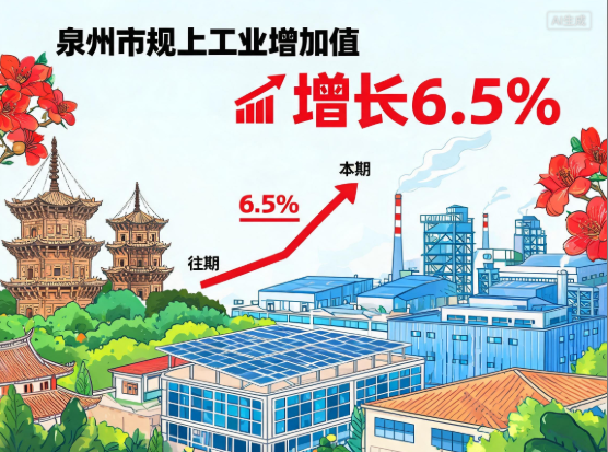 一季度 泉州市规上工业增加值增长6.5%