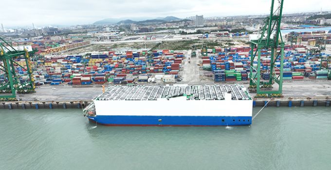 江阴港区汽车滚装出口突破2万辆 福州海事高效护航外贸新增长