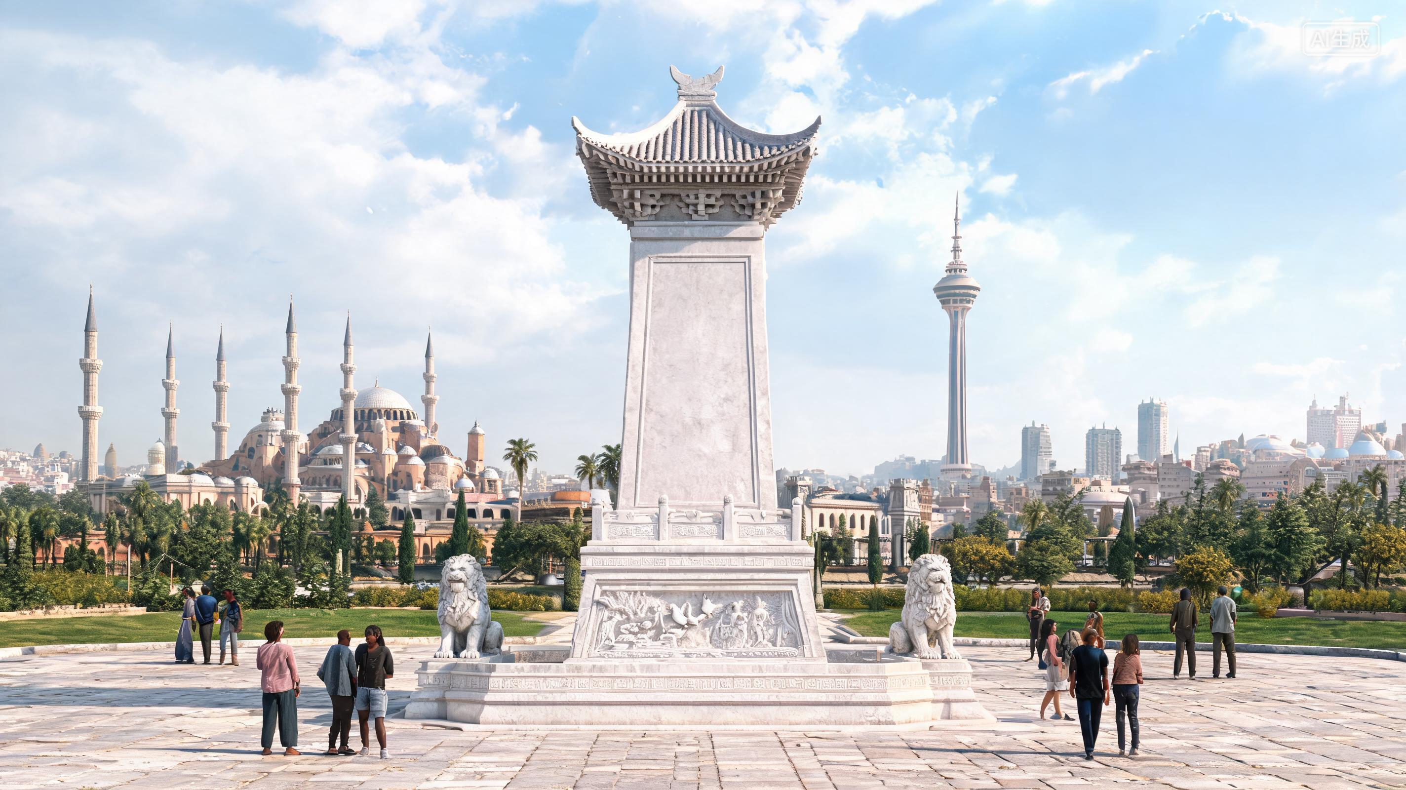 中方在《开罗宣言》发表地建立纪念碑