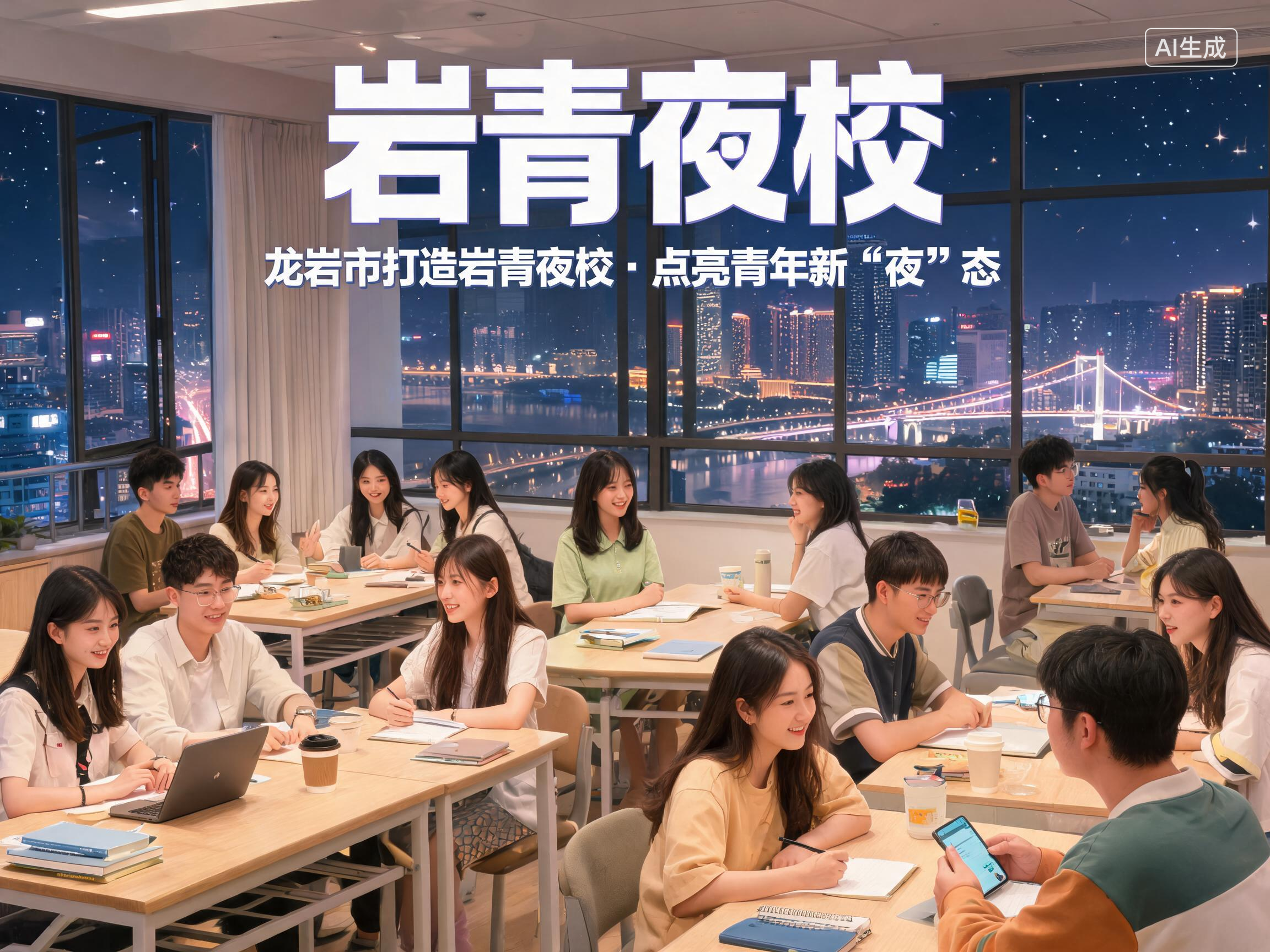 龙岩市打造岩青夜校 点亮青年新&ldquo;夜&rdquo;态