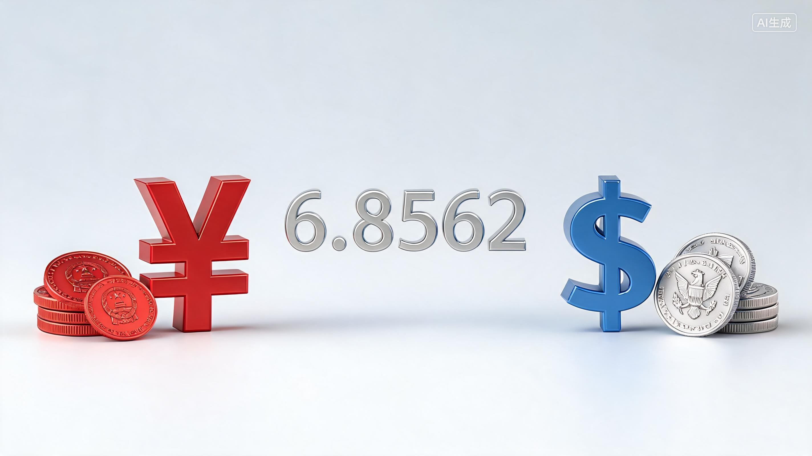 人民币对美元汇率中间价报6.8562 调升66个基点