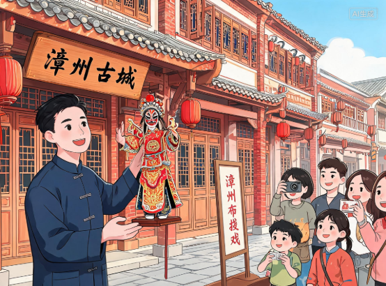 走进“无界剧场” 看漳州古城新偶戏