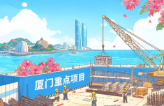 “五一”期间 厦门多个重点项目建设热火朝天