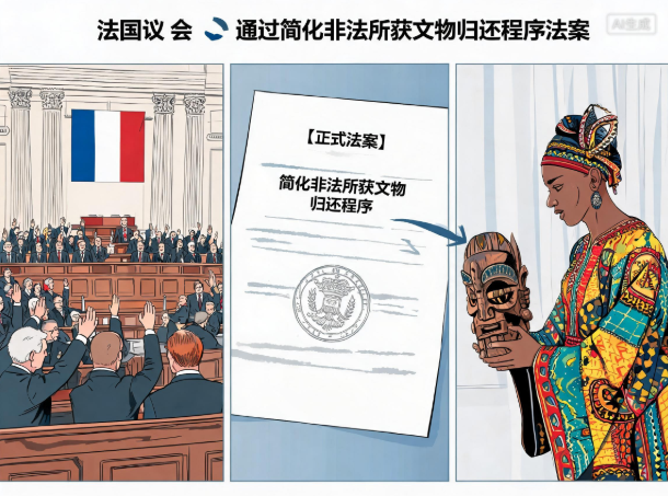 法国议会通过简化非法所获文物归还程序法案