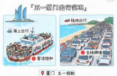 “五一”假期厦门交通 出行数据出炉