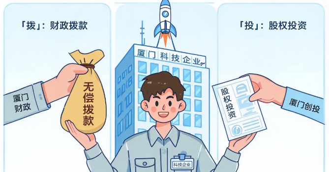 厦门启动科技项目“拨投结合”改革