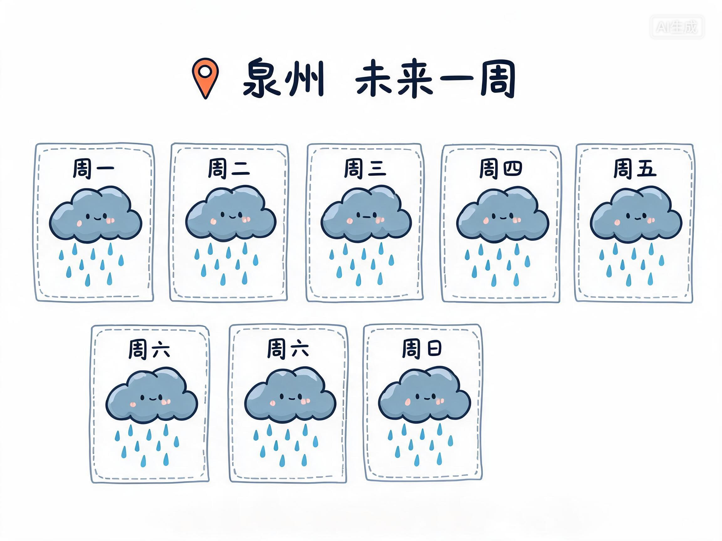 泉州未来一周多降水 小心强对流天气