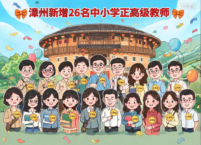 漳州新增26名中小学正高级教师