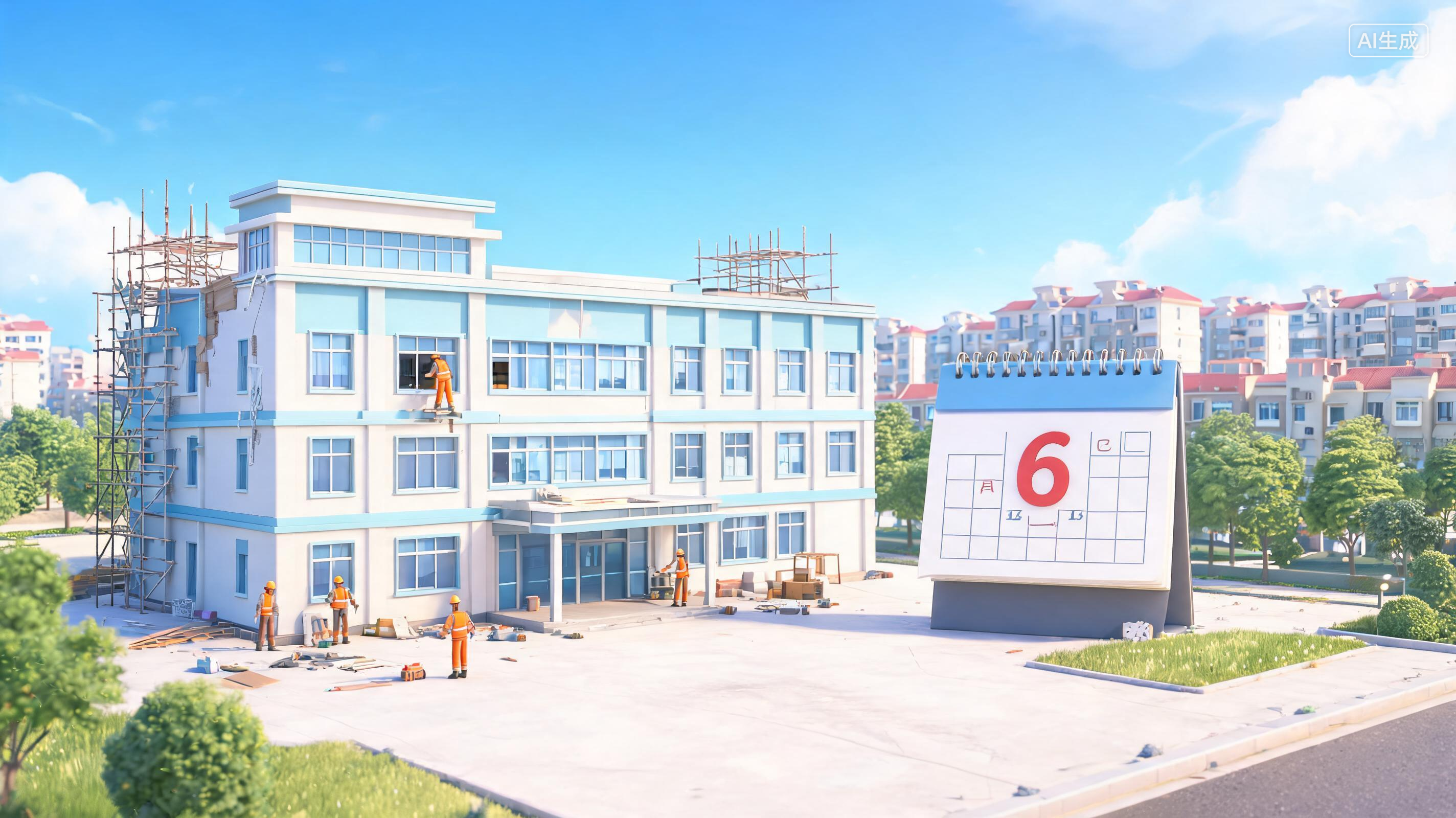 白湖北园片区小学力争6月完工