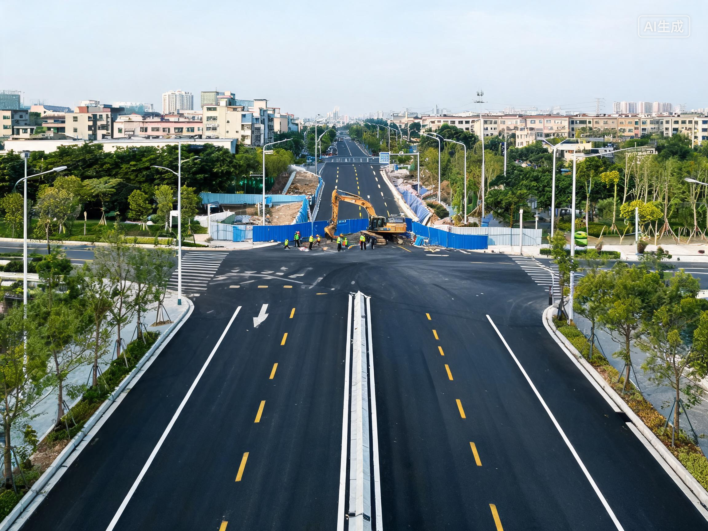 福清清山路道路工程拟9月底通车