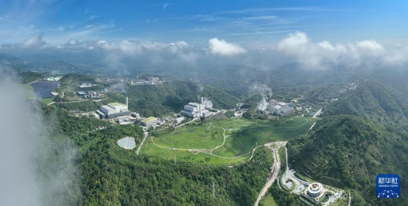5月7日拍摄的福州红庙岭循环经济生态产业园（无人机全景照片）。新华社记者 林善传 摄