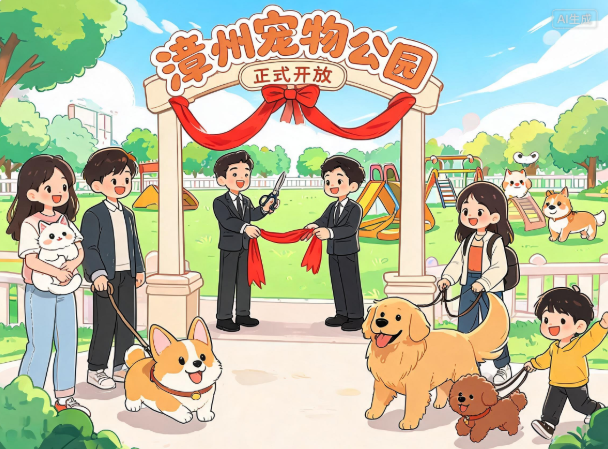 漳州市区首家宠物公园正式开放