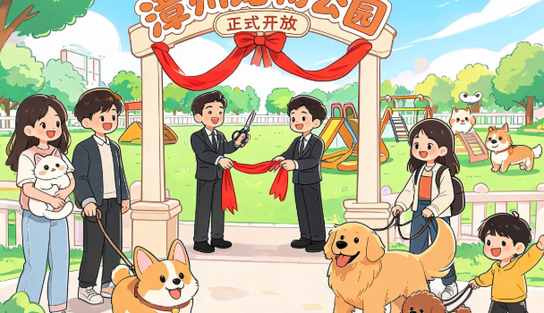漳州市区首家宠物公园正式开放